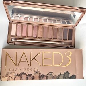 Urban Decay Naked 3 Eyeshadow Palette 12 Shades NIB  100% Auth (Box No Perfect